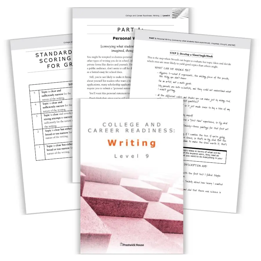 College and Career Readiness: Writing