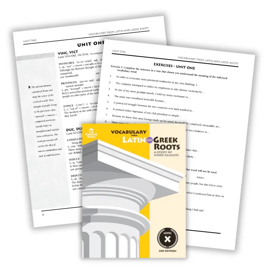 Vocabulary from Latin and Greek Roots