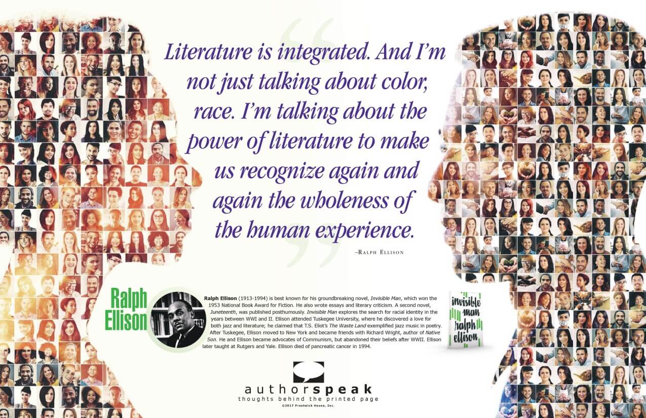 Ralph Ellison AuthorSpeak Poster