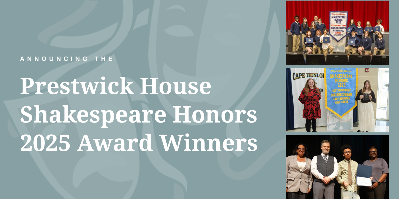 2025 Prestwick House Shakespeare Honors Program Award Winners