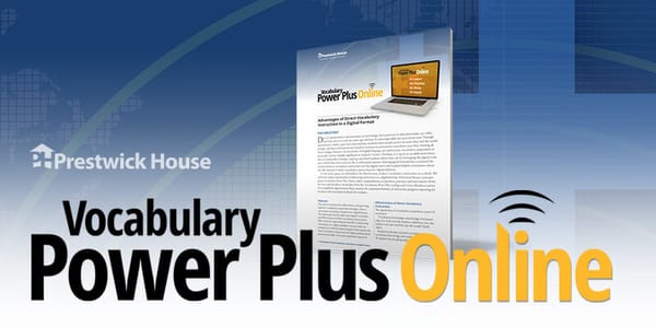 Advantages of Direct Vocabulary Instruction in a Digital Format