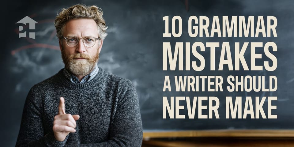 10 Grammar Mistakes a Writer Should Never Make